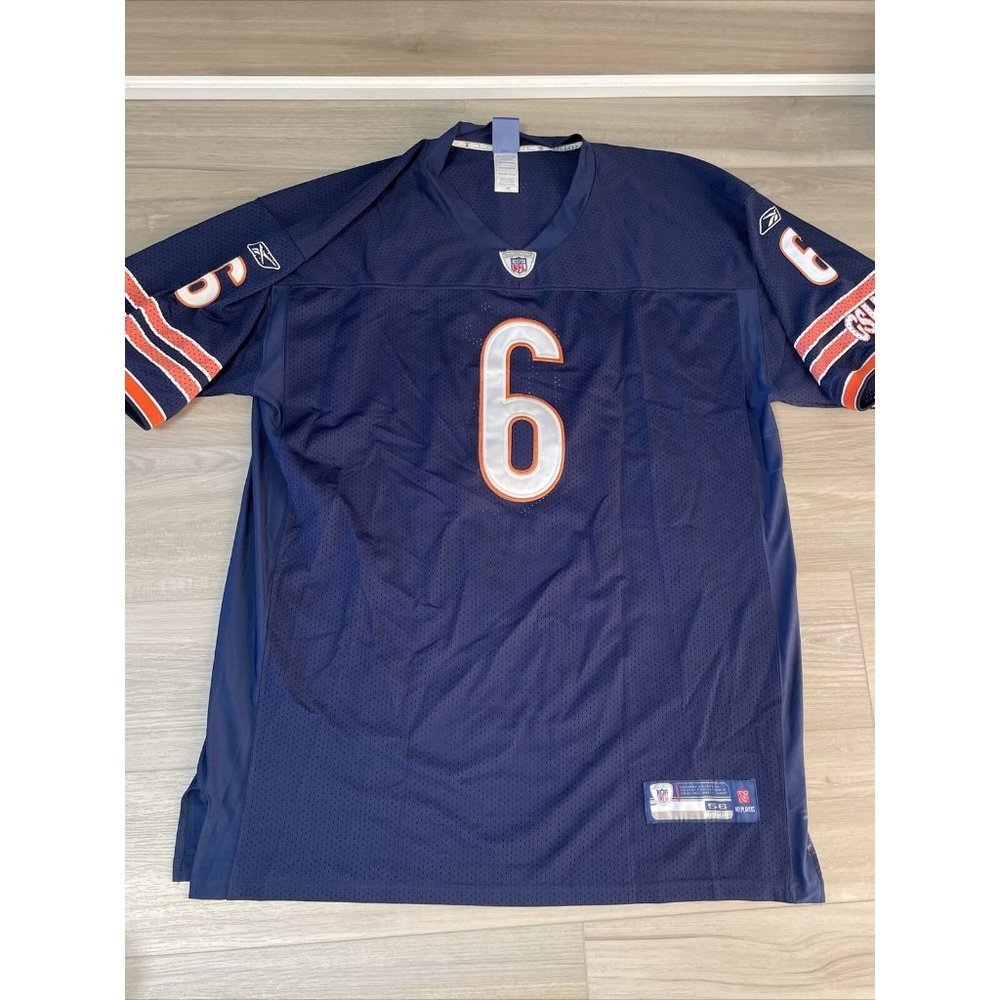 Reebok Authentic NFL Jersey Chicago Bears #6 Jay Cutler made in Korea Size 56